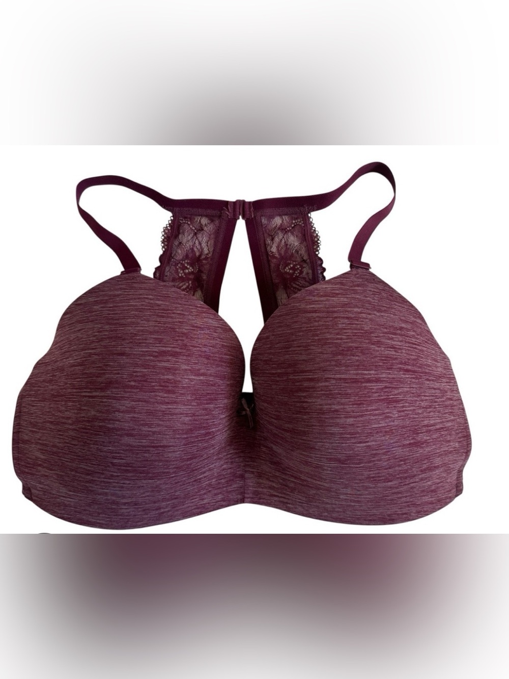 Cacique T-Shirt with Lace Back Bra